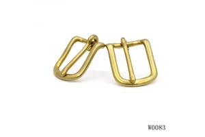19.5mm Solid Brass Pin Buckle Heavy Duty Metal Belt Buckle for Craft & Accessories