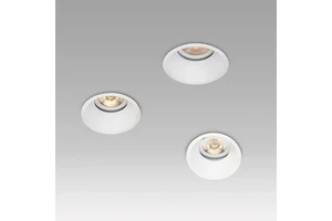Modern 4.5W 9W COB Anti Glare LED Downlight Indoor Deep Reflector Aluminum Lamp Body Fixture with 60mm Cutout