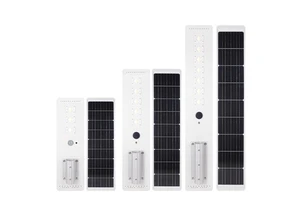 Monocrystalline Solar Panels IP67 Rated Battery Powered Aluminum Long Service Life LED Solar Street Lights