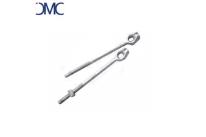 Hot Dip Galvanized Anchor Rod Thimble Eye Bolt JMC Brand JMC-EB005 Made in China Carbon Steel Pole Line Hardware with Nut