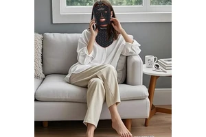 LED Face And Neck Red Light Therapy Mask 7 Colors LED Light Therapy Facial Mask For Salon