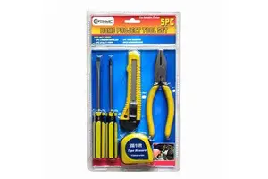 Hand Tool Kit High Quality 5-piece Home Project Tool Set With Double Blister Packing