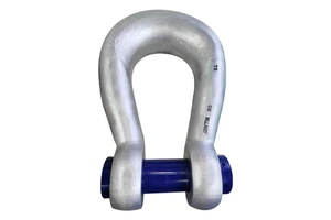 Durable Forged Alloy Steel 1500T Bow Shackles Galvanized Surface Screw Collar Pin For Mining Construction Shipping (US Type)