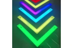 Various Linear Shape 60cm 120cm Customized LED Linear Pendant Light for Gym