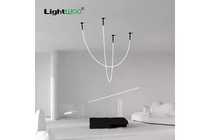 Skyline Modern LED Linear Wire Lights Simple Creative Corridor Aluminum Strip Lights for Exhibition Halls Corridor Exposure