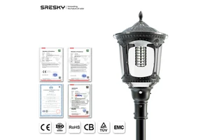SRESKY New Arrival Solar Panel Light Outdoor 3000lm Lamp Jalan Pju Tenaga Surya Solar Street Lights Commercial