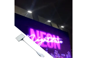 Rectangular Outdoor Booth Lamp 12W LED Exhibition Light for Trade Show IP65 Waterproof Advertising Display Light