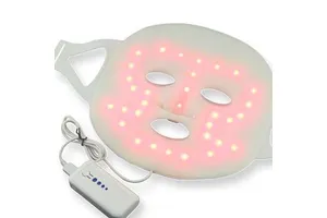 Skin Tightening Anti Aging Skin Rejuvenation Red Light Infrared Led Face Light Therapy Silicone Led Face Mask