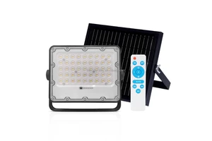 Rechargeable Dusk to Dawn 30w 50w 100w Mini Solar Flood Light 3 in 1 Light Bead Patent Design 180Lm/W Solar Garden Floodlight