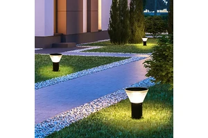 High Quality Lamparas Solares Outdoor Solar Lighting OEM Factory IP65 Garden Lamp Villa Landscape Led Solar Lawn Light