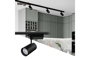 Commercial Dali Dimmable Track Spot Light 14W 18W 26W 30W 35W 40W Adjustable COB Rotate CCT LED Track Lighting