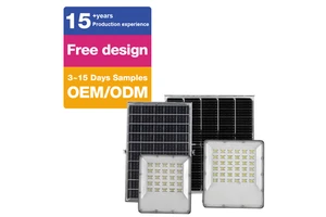 High Brightness Alloy Casing Outdoor Garden Ip66 Waterproof 100w 200w 300w 400w Led Solar Floodlight