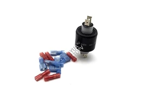 A4H 4pins 30A*2poles & 4A*2poles Rotary Joint Pin type Slip Ring Electric Rotary Connector Mercury Slip Ring