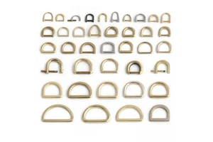Zinc Alloy Multi-Colored Snap Hook D Rings Handbag Strap Clasp Carabiner Clip Buckle Spring Bag Hardware Parts
