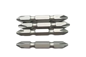 Double Ended Screw Bits S2 PH2 65mm Cross of Slotted Screwdriver Bits Electrical Tools for Electrician Tool Sets Herramientas