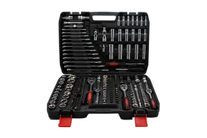 Auto Repair Tool Box 216pcs Tool Sets Machine Repair Tool Kits Chrome-Vanadium Steel Wrench Sets