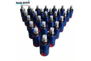 High-Speed High-Pressure Rotary Joint Heavy Duty High Flow Water-Cooled MQL Compatible Customizable Ports Swivels Jaw-Jaw 69 Bar