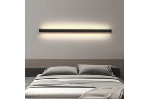 Minimal Aluminum Strip Wall Lamp Suitable for Living Room Bedroom Bedside Staircase Corridor and Corridor Room Decor Light