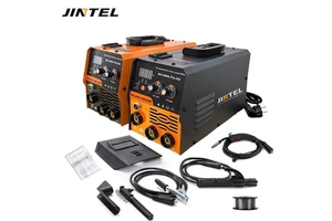 Professional Jintel NO Gas Welder MIG 350 120A Flux Cored Gasless Welding Machine With Wire Feeder For Construction
