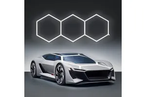 Led Work Light, Exhibition LED Hexagon Light with Long Lifespan - Perfect for Trade Show & Display Illumination
