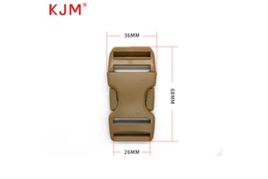 Tactical Gear Heavy Duty Outdoor Pom Recycled Belt Clip Plastic Adjustable Side Release Buckle for Tactical Bags Belt Backpack