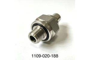 Dublinn 1109-020-188 Quick Coupler High Sealing 316L Stainless Steel Rotary Joint Wear Resistant for Industrial Fluid Pipeline 1