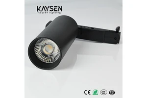 Modern 34W Aluminum COB LED Track Light with Integrated Driver 220V SAA Certificated for Office Living Room & Mall Spot Lighting