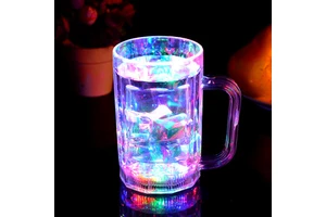 Color-Changing Luminous Water Activated Glowing Luminous Beer Cup Hotel Light up Cups Beer Mug