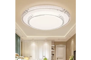 Hot Sale Luxury Crystal Lamp Modern Design Decorative Lights Acrylic Round Lamp Home Living Room Ceiling Led Light