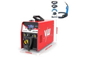 VECTOR Co2 Gas MIG Lift TIG Welders MMA FCAW Gasless Welding Machine MIG200DB