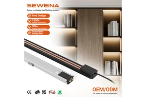 High Quality Material Support Customization Durable Conduction Groove OEM Lighting System for Shelf Display Showcase