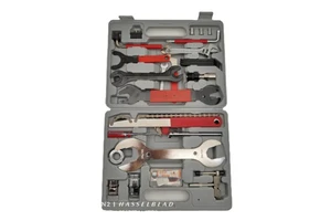 High-quality 44-piece Riding Equipment Gray Bike Tool Box Bicycle Repair Toolbox Bicycle Tool Kit