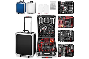 Wholesale Home DIY & Garage Mechanical Tool Kit Set Socket Wrenches & Tool Sets in Professional Box Cabinet Trolley Wheeled Case