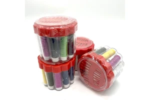 Factory Wholesale Elderly Sewing Box Set Hand-Sewn Sewing Kit with Gift Tape Measure Thimble Needle and Thread Treasure Box