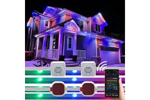 Permanent Outdoor Led Light Drop 72 Scene Trim Lights for Houses Goove Rgbic Outdoor Led Point Lighting