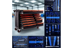 OEM Multi-Drawer With Tools Factory Modular Tool Cabinet Workstation High Durable Garage Workbench Station Tool Cabinet