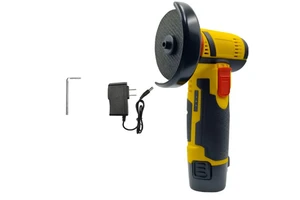 Cordless Angle Grinder, 3-Speed with 2 Lithium-Ion Batteries, Fast Charger & Accessories for Polishing & Renovation