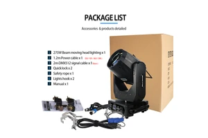 Good Price Shehd 10R 275W Sharpy Light Lyres Beam Lighting Abs Bulb Moving Head Lightswith Case Luces For Stage Nightclub
