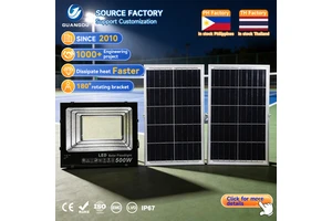Optical Control Ip67 Outdoor Waterproof 30 50 100 200 300 500 1000 w Solar Led Flood Lamp