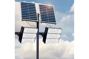 Solar Light Outdoor IP65 Solar Spotlights 50W 100W 150W 200W 300W LED Floodlights Lithium-Ion Battery Aluminum 3-Year Warranty