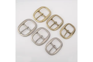 Japanese Solid Brass Nickle Buckle Belt Buckle Inner Diameter 30/35/40mm Smooth or Hammered Finish for Leather Craft