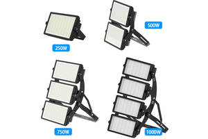 Outdoor LED Flood Light with Solar Power for Open-air Square Airport Apron and Wind Farm Installation Site