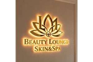 Personalized LED Light Sign 3D Backlit Acrylic Signage For Beauty Hair Salon Wall Logo