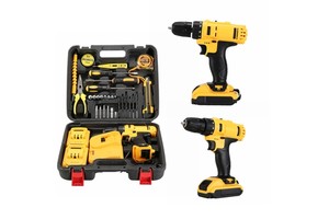 High Efficiency Durability Brushless Cordless Mini Drill Screwdriver Set Customized OEM Household Tool With Hard Case Tool Sets