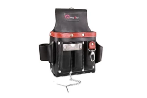 Leather Electrician Carpenter Tool Pouch-RISING STAR INTERNATIONAL Brand 3-Year Warranty 200 lb Capacity Tool bag