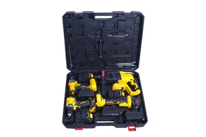 High Torque 4 Piece Brushless Cordless Tool Kit Taladro Amoladora Chave De Impacto 21V Power Set for Auto Repair