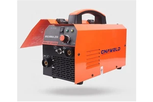 CHINAWELD Mig Mag /MMA-250 Gas Flux Core Wire MIG/MMA Welder 220V 100A 40% Duty Cycle 6mm Max Thickness Welding Machine