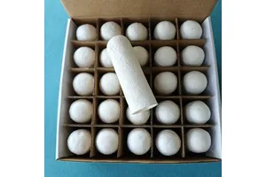 Cellulose Filter Paper Cartridges Thumb Tube No Impurities Filter Tubes