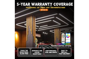 For CE ROSH Certificated Super Bright 20W 40W 80W LED Aluminum Linear Light Pendant for Office Shop School Gym Lighting