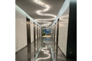 Modern Architectural Customized Shape Project Office Linear LED Circular Down Light Pendant Indirect Light